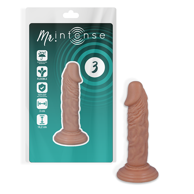 Mr Intense - 3 Pene Realístico 16.2 Cm -o- 3 Cm