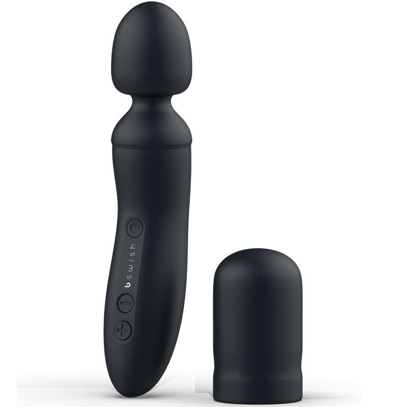 B Swish Bthrilled Vibrador Wand Premium Negro