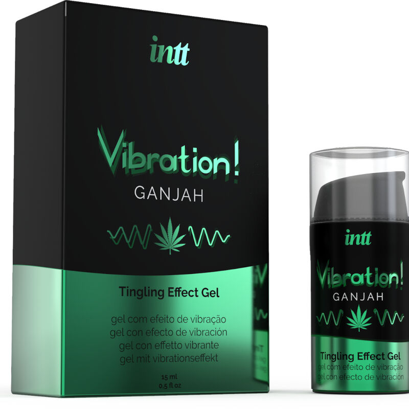 Intt - Potente Estimulante Íntimo Gel Vibrador Liquido Cannabis 15ml