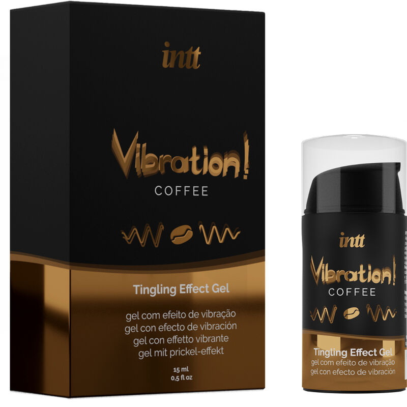 Intt - Potente Estimulante Íntimo Gel Vibrador Liquido Café 15ml