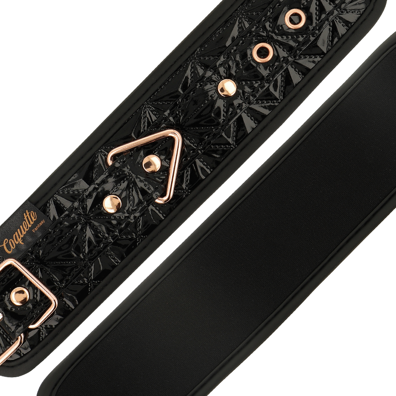 Coquette Chic Desire - Black Edition Esposas Para Manos Con Forro De Neopreno