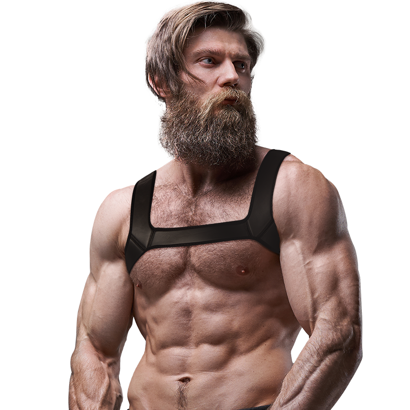 Fetish Submissive Attitude - Arnés Neopreno Pecho Hombre Talla L