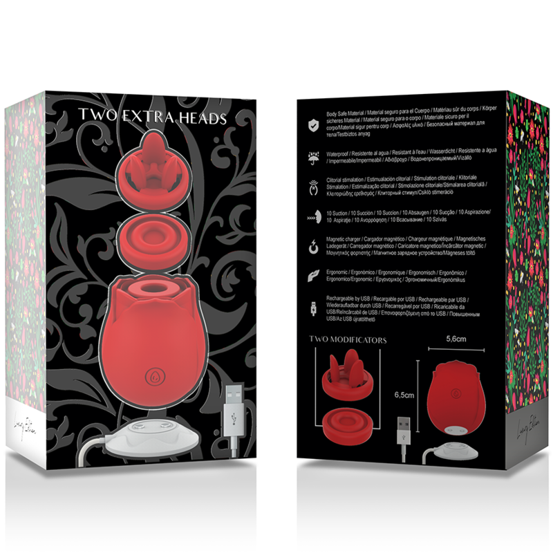 Mia - Estimulador Clitoris Dos Cabezales 3 En 1 Edición De Lujo