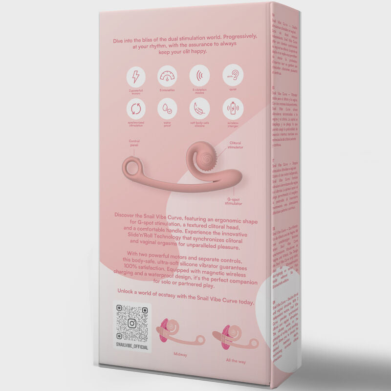 Snail Vibe - Curve Vibrador Naranja