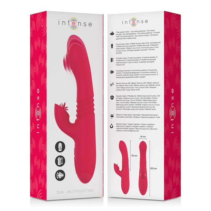 Velvet Vibrador Con Thrusting Y Pulsación