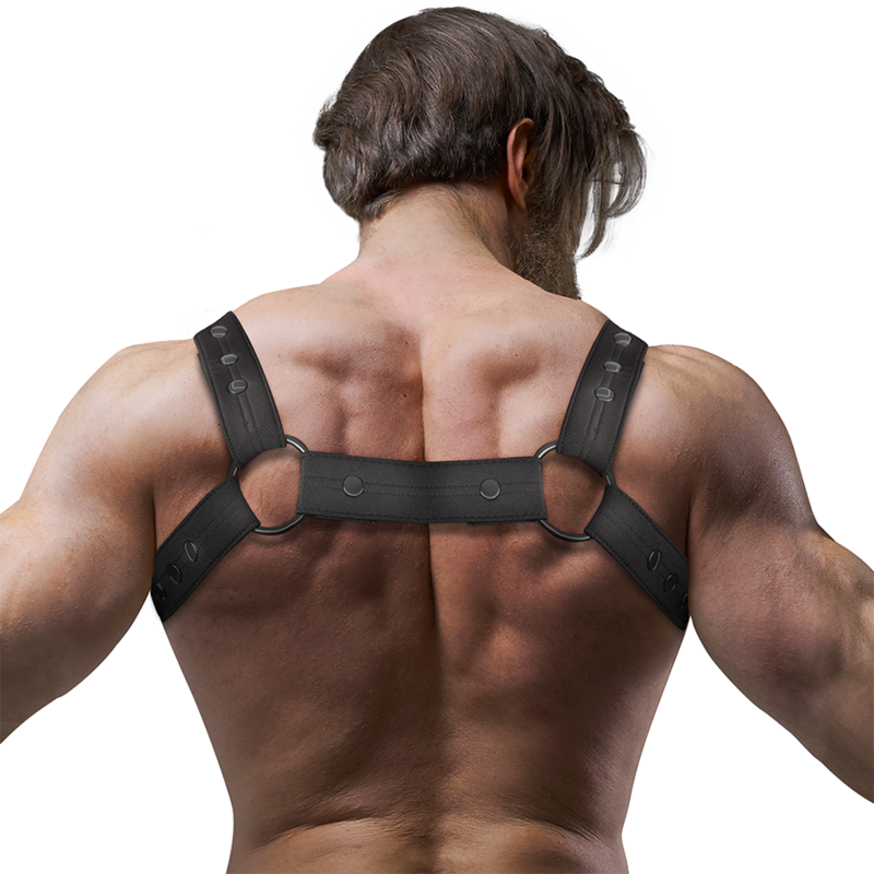 Fetish Submissive Attitude - Arnés Deportivo Ajustable Neopreno Pecho Hombre