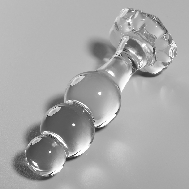 Plug Cristal Nebula Series By Ibiza - Modelo 1 Borosilicato 10.7 X 3 Cm Transparente