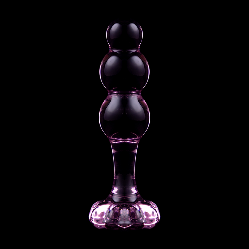 Plug Cristal Nebula Series By Ibiza - Modelo 1 Borosilicato 10.7 X 3 Cm Rosa