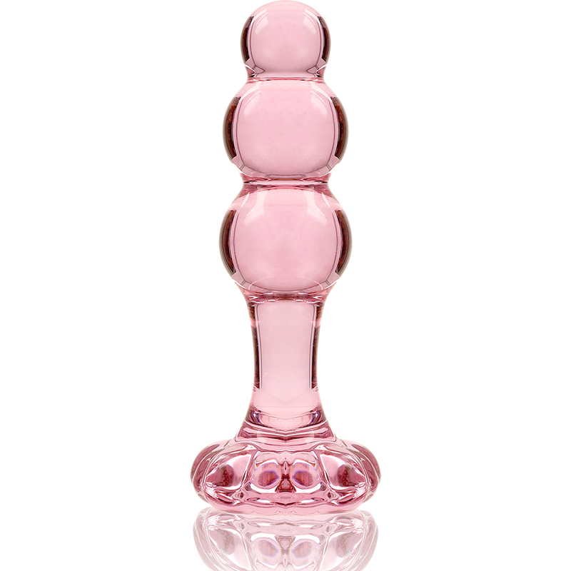 Plug Cristal Nebula Series By Ibiza - Modelo 1 Borosilicato 10.7 X 3 Cm Rosa