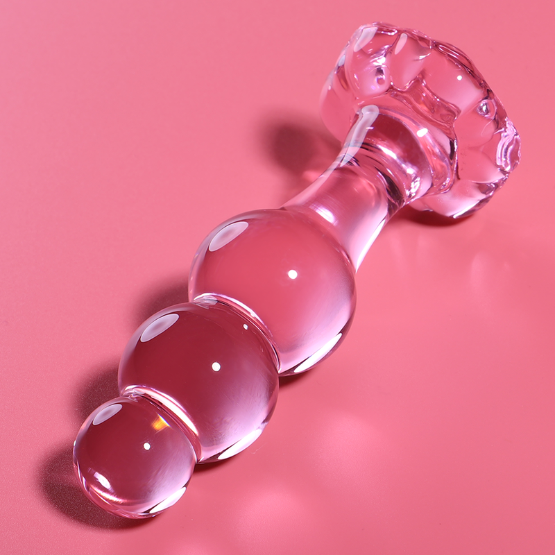 Plug Cristal Nebula Series By Ibiza - Modelo 1 Borosilicato 10.7 X 3 Cm Rosa