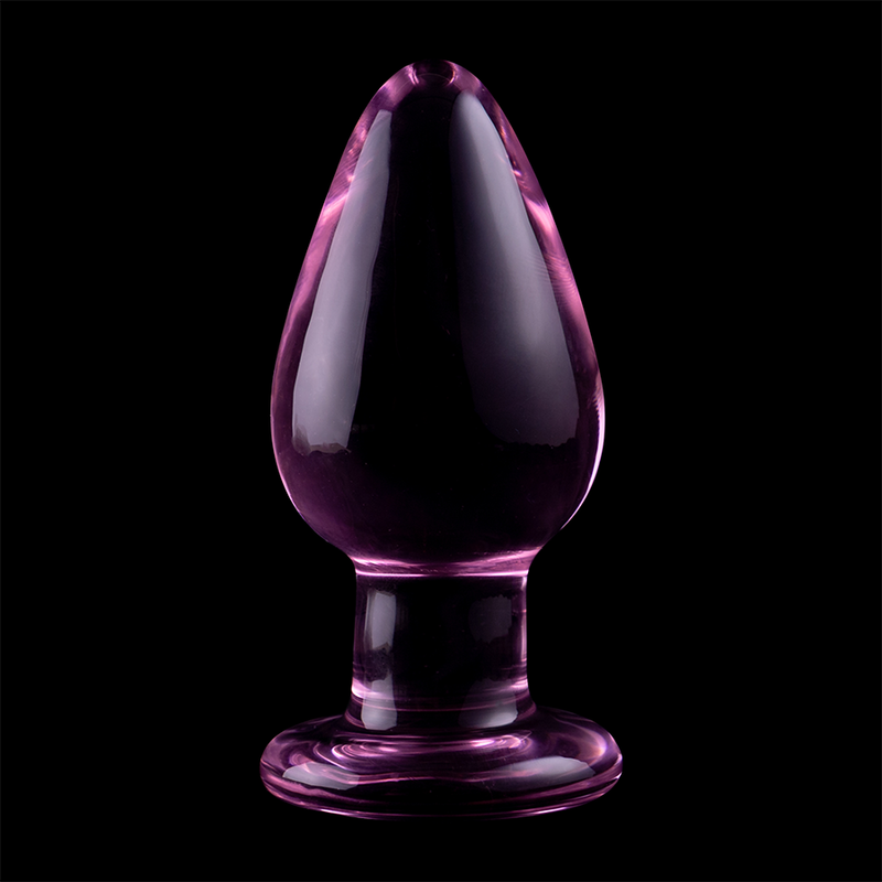 Plug Cristal Nebula Series By Ibiza - Modelo 3 Borosilicato 11 X 5 Cm Rosa