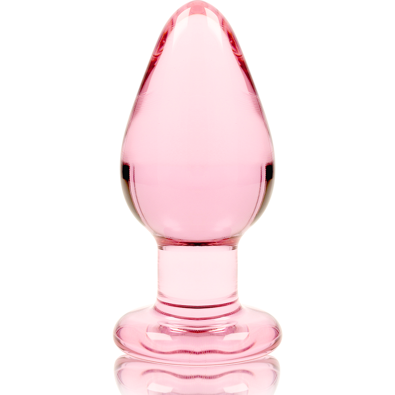 Plug Cristal Nebula Series By Ibiza - Modelo 3 Borosilicato 11 X 5 Cm Rosa