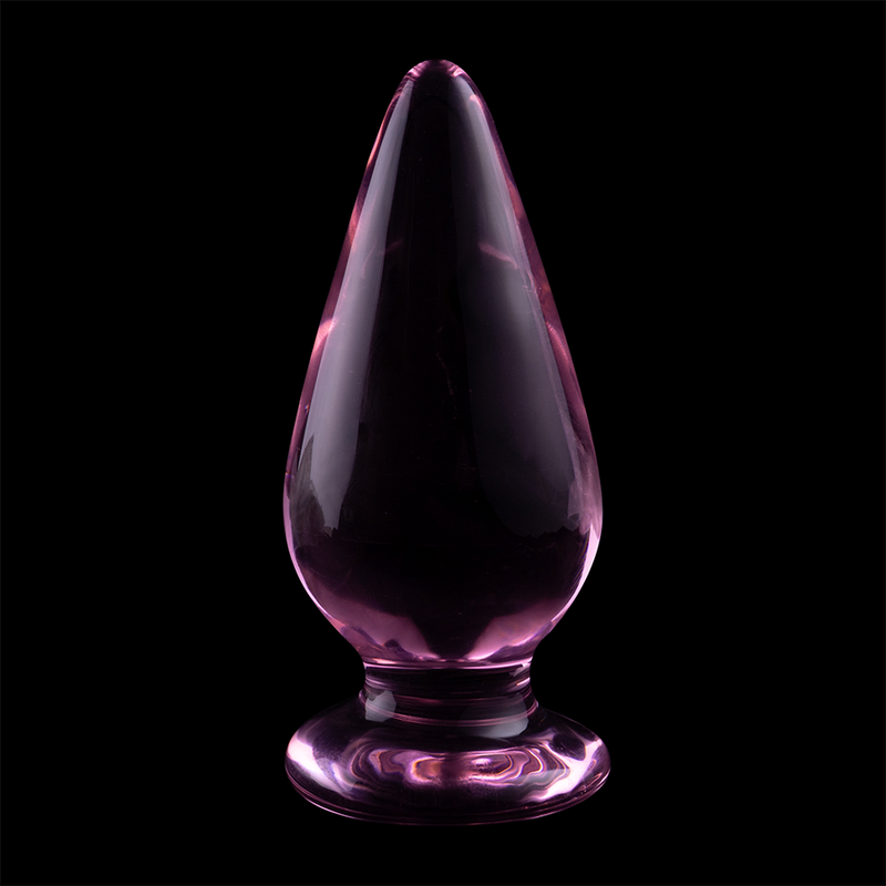 Plug Cristal Nebula Series By Ibiza - Modelo 4 Borosilicato 11 X 5 Cm Rosa
