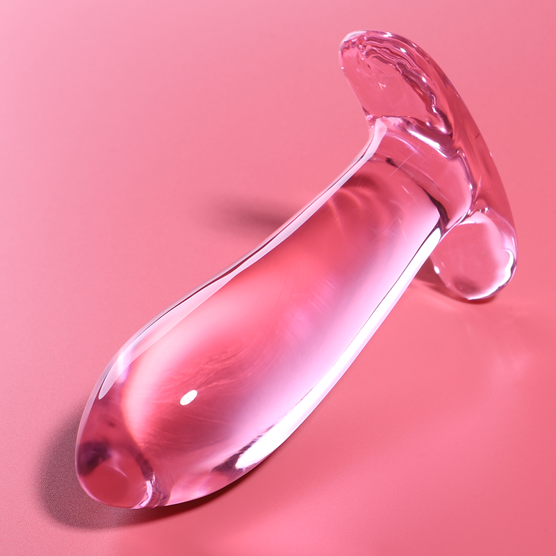 Plug Cristal Nebula Series By Ibiza - Modelo 5 Borosilicato 12.5 X 3.5 Cm Rosa