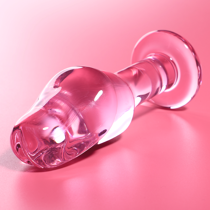 Plug Cristal Nebula Series By Ibiza - Modelo 6 Borosilicato 12.5 X 4 Cm Rosa