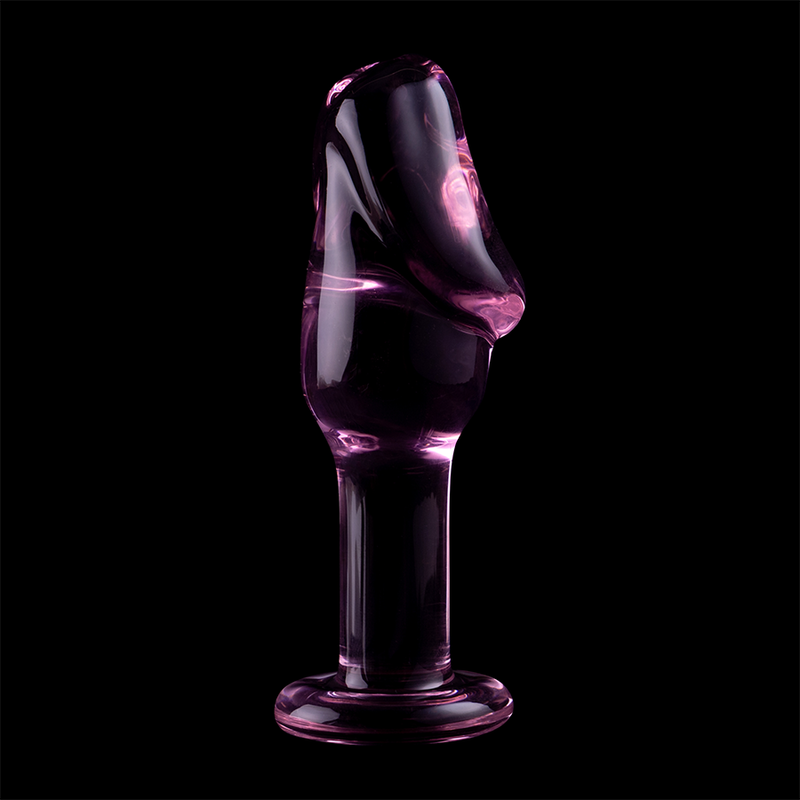 Plug Cristal Nebula Series By Ibiza - Modelo 6 Borosilicato 12.5 X 4 Cm Rosa