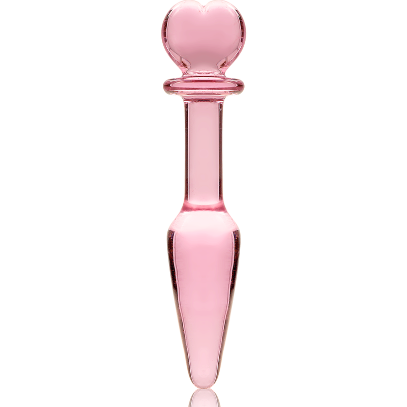 Plug Cristal Nebula Series By Ibiza - Modelo 7 Borosilicato 13.5 X 3 Cm Rosa