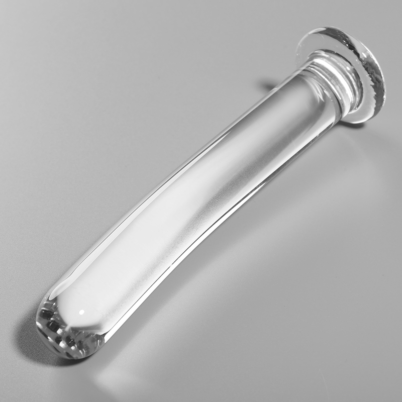 Dildo Cristal Nebula Series By Ibiza - Modelo 9 Borosilicato 15.5 X 2.5 Cm Transparente