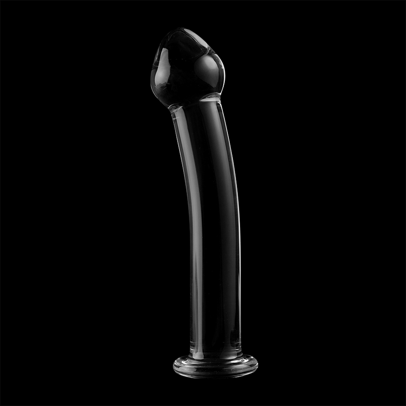 Dildo Cristal Nebula Series By Ibiza - Modelo 11 Borosilicato 16 X 3 Cm Transparente