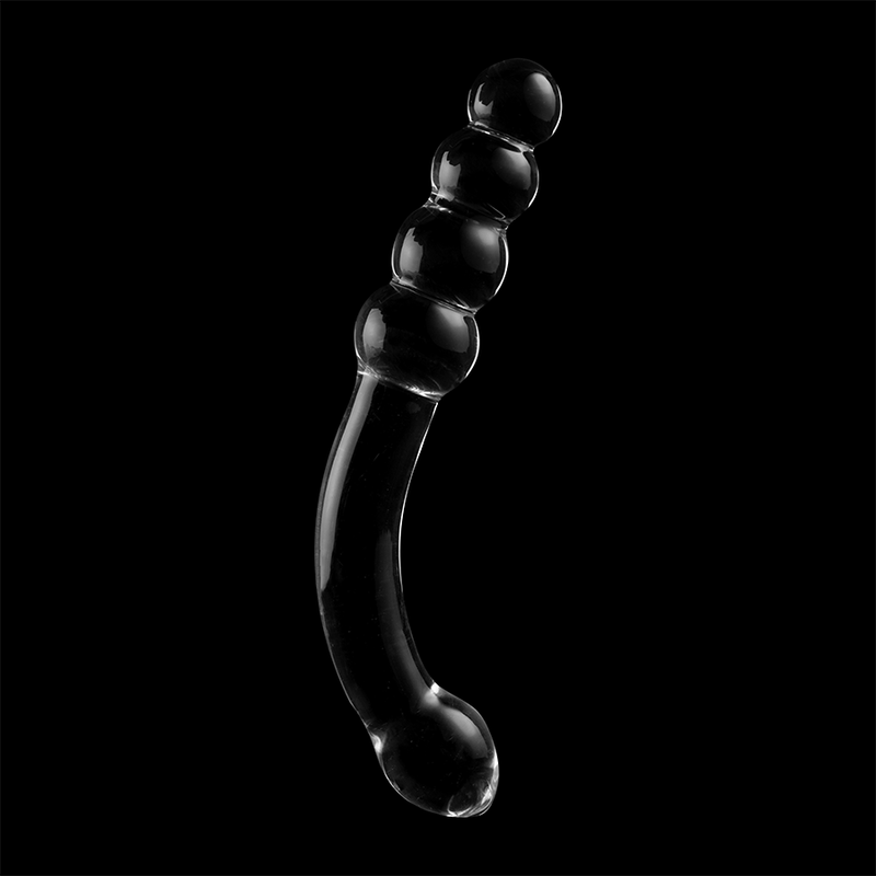 Dildo Cristal Nebula Series By Ibiza - Modelo 14 Borosilicato 18.5 X 3 Cm Transparente
