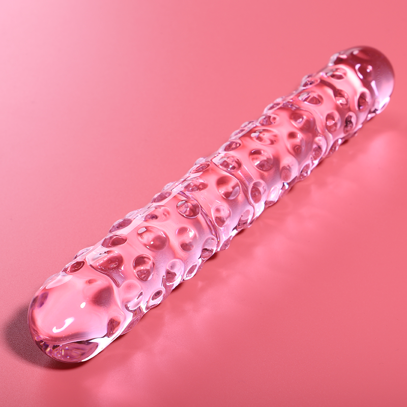Dildo Cristal Nebula Series By Ibiza - Modelo 15 Borosilicato 18.5 X 3 Cm Rosa