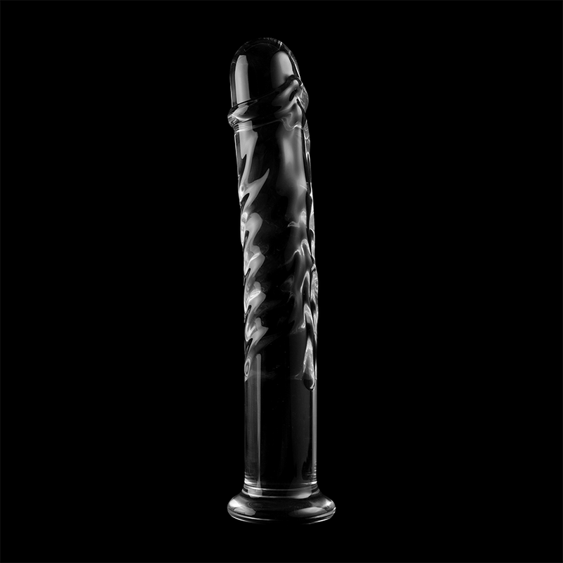 Dildo Cristal Nebula Series By Ibiza - Modelo 16 Borosilicato 18.5 X 3 Cm Transparente