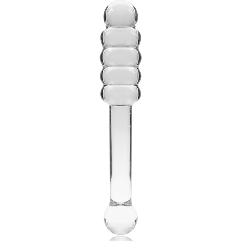Dildo Nebula Series By Ibiza Modelo 20 Cristal Borosilicato 20.5 X 3 Cm Transparente