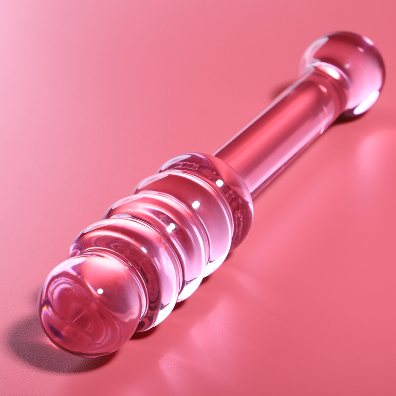 Dildo Nebula Series By Ibiza Modelo 20 Cristal Borosilicato 20.5 X 3 Cm Rosa