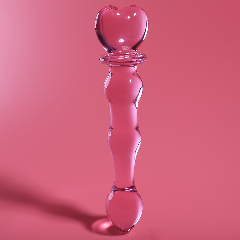 Dildo Nebula Series By Ibiza Modelo 21 Cristal Borosilicato 20.5 X 3.5 Cm Rosa
