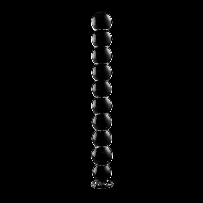 Dildo Nebula Series By Ibiz Modelo 22 Cristal Borosilicato 21.5 X 2.5 Cm Transparente