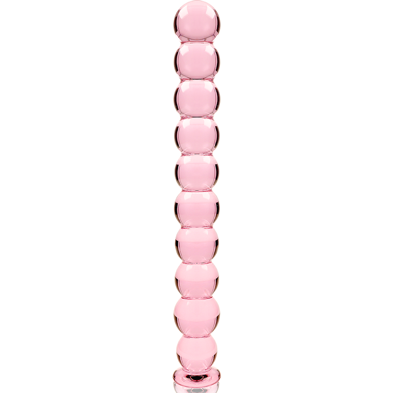 Dildo Nebula Series By Ibiza Modelo 22 Cristal Borosilicato 21.5 X 2.5 Cm Rosa