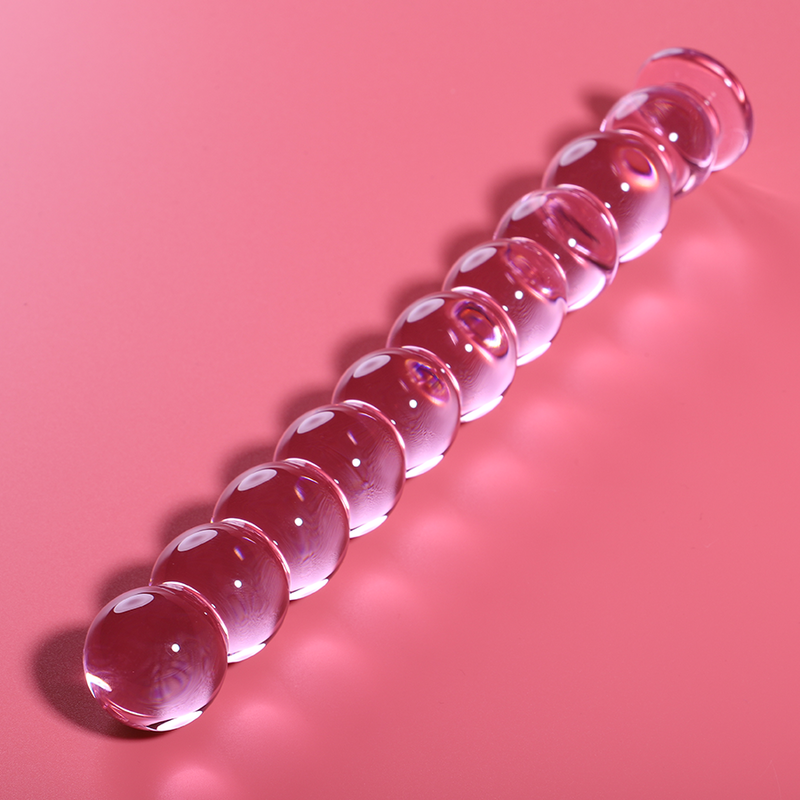 Dildo Nebula Series By Ibiza Modelo 22 Cristal Borosilicato 21.5 X 2.5 Cm Rosa