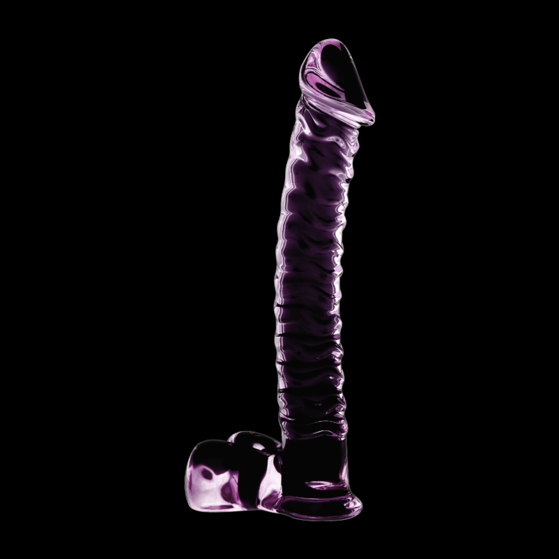 Dildo Nebula Series By Ibiz Modelo 23 Cristal Borosilicato 21.5 X 4 Cm Rosa