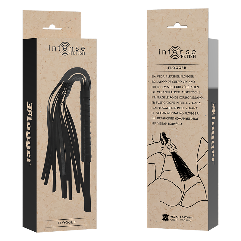 Intense - Fetish Ltigo De Cuero Vegano