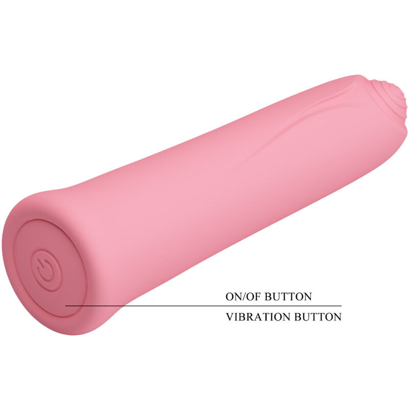 Pretty Love Curtis Mini Vibrador Super Power 12 Vibraciones Silicona Rosa