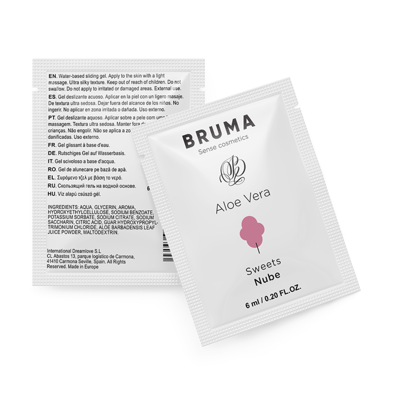 Bruma - Gel Deslizante Con Aloe Vera Sabor A Nube 6 Ml