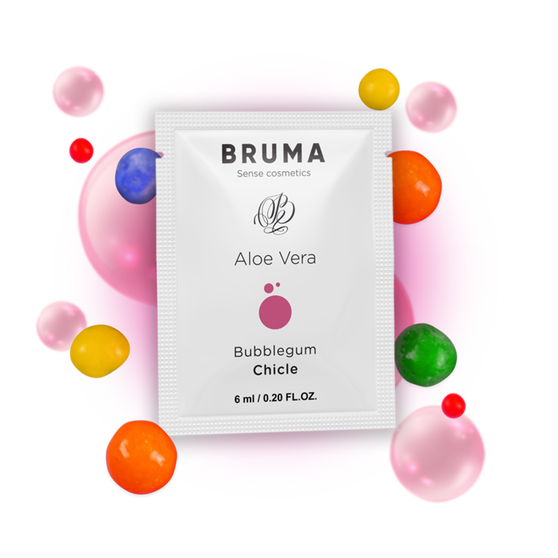 Bruma - 6 Ml Gel Deslizante Con Aloe Vera Sabor A Chicle
