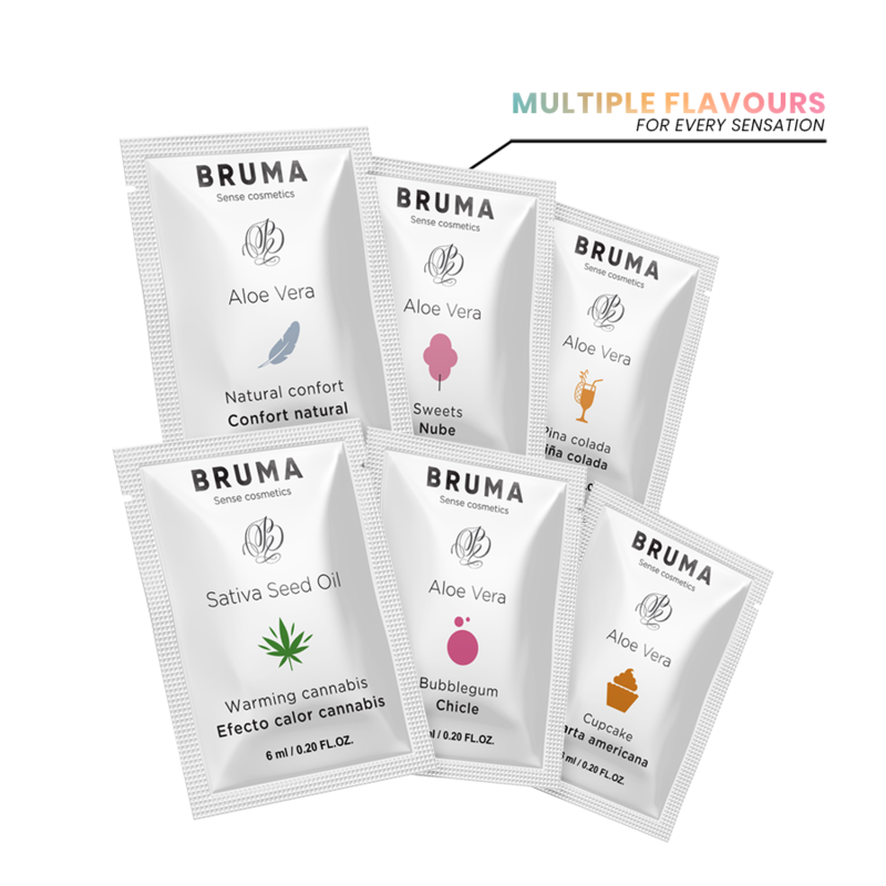 Bruma - 6 Ml Gel Deslizante Con Aloe Vera Sabor A Chicle