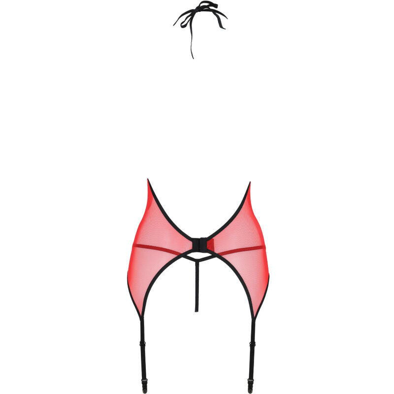 Passion - Peonia Corset Erotic Line Rojo L/Xl