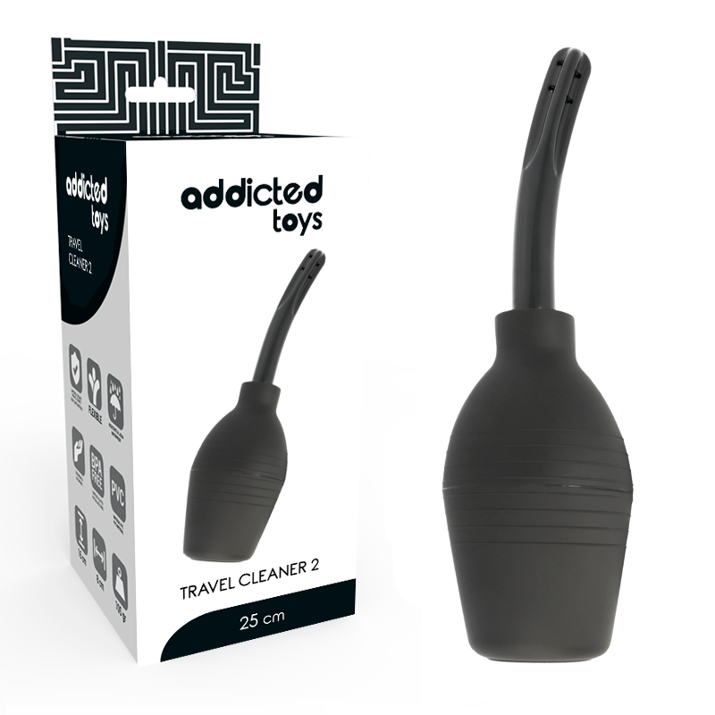 Addicted Toys - Squeeze Pera Limpieza Anal Negro