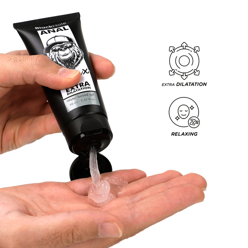 Black Hole - Gel Base Agua Dilatacion Anal 70 Ml