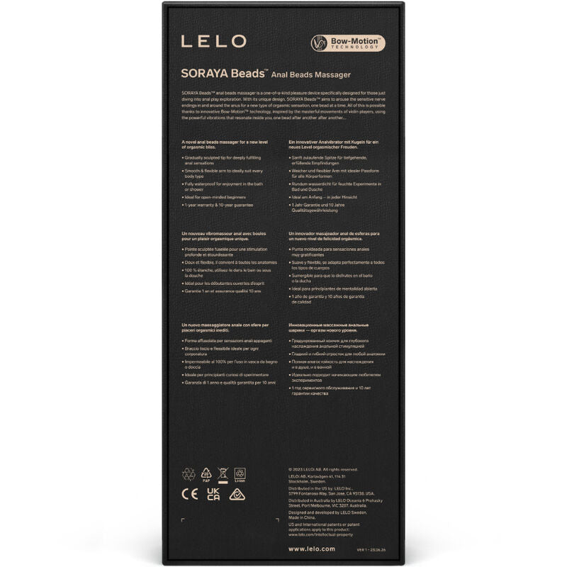 Lelo - Soraya Beads Masajeador Anal Violeta