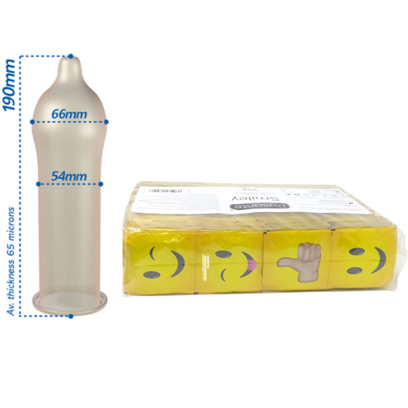 Preservativo Pasante Smiley Bolsa 144 Unidades