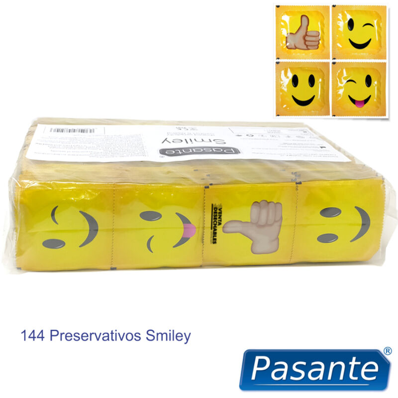 Preservativo Pasante Smiley Bolsa 144 Unidades