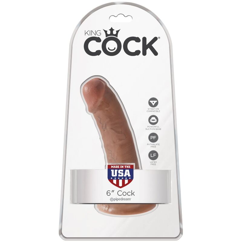 King Cock Pene De 6 - Bronceado