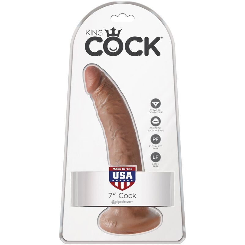 King Cock Pene De 7 - Bronceado