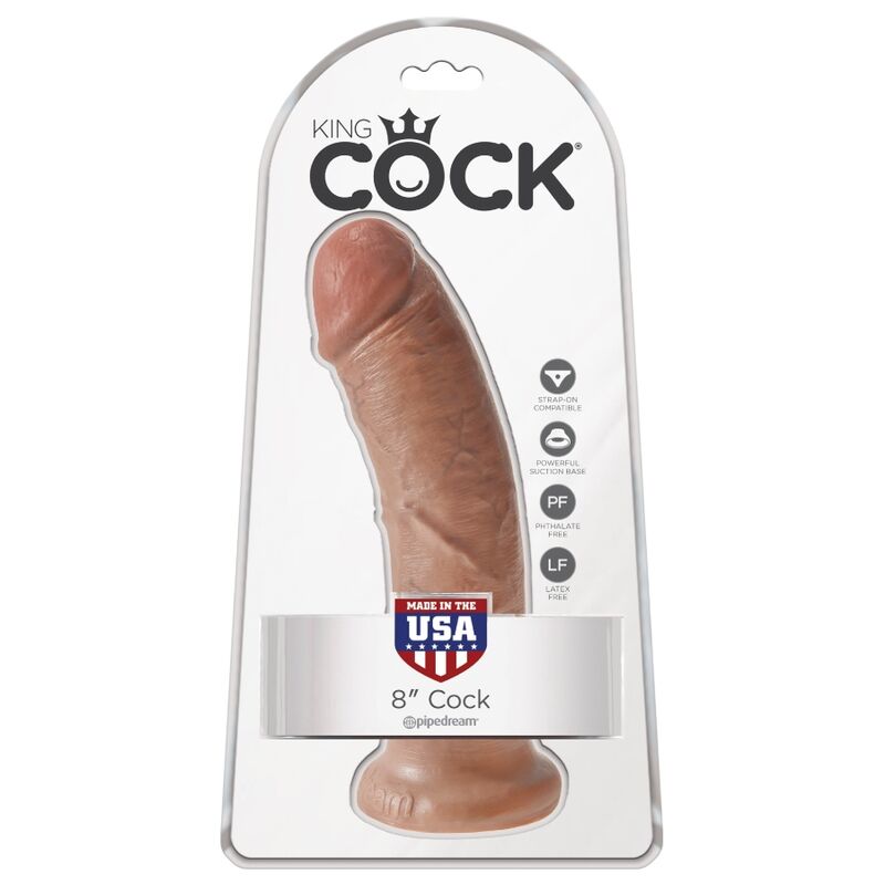 King Cock Pene De 8 - Bronceado