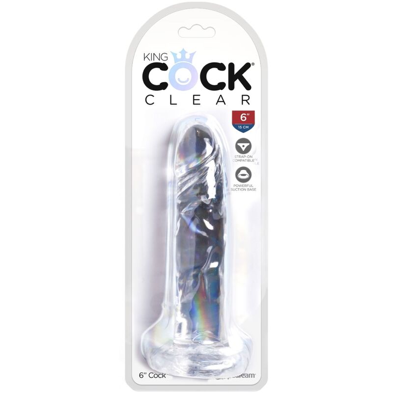 Dildo Realista 6 Transparente