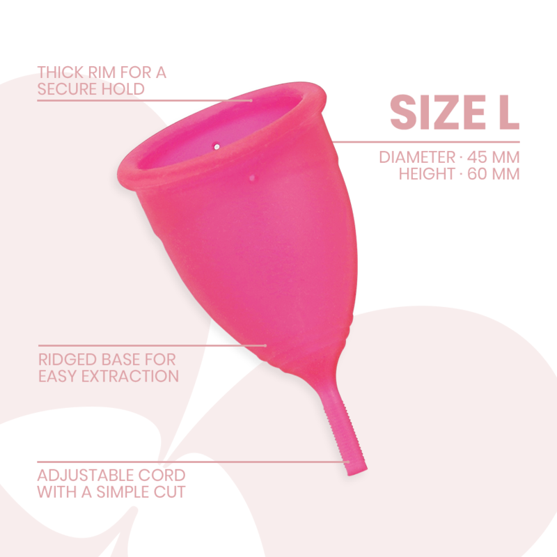 Intimichic - Copa Menstrual Silicona Medica - Talla L