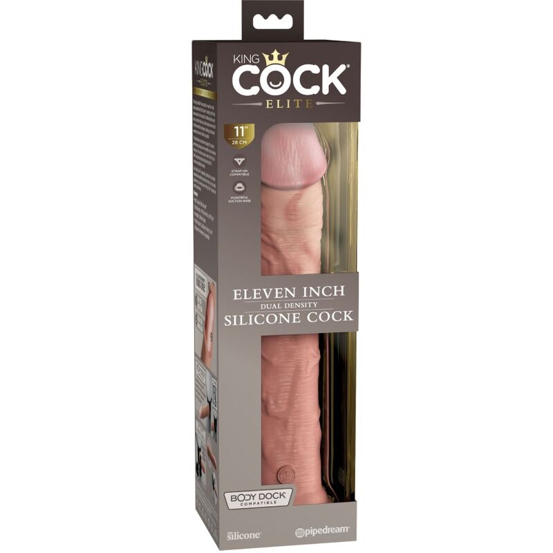 Dildo Realistico King Cock Elite Silicona 28 Cm